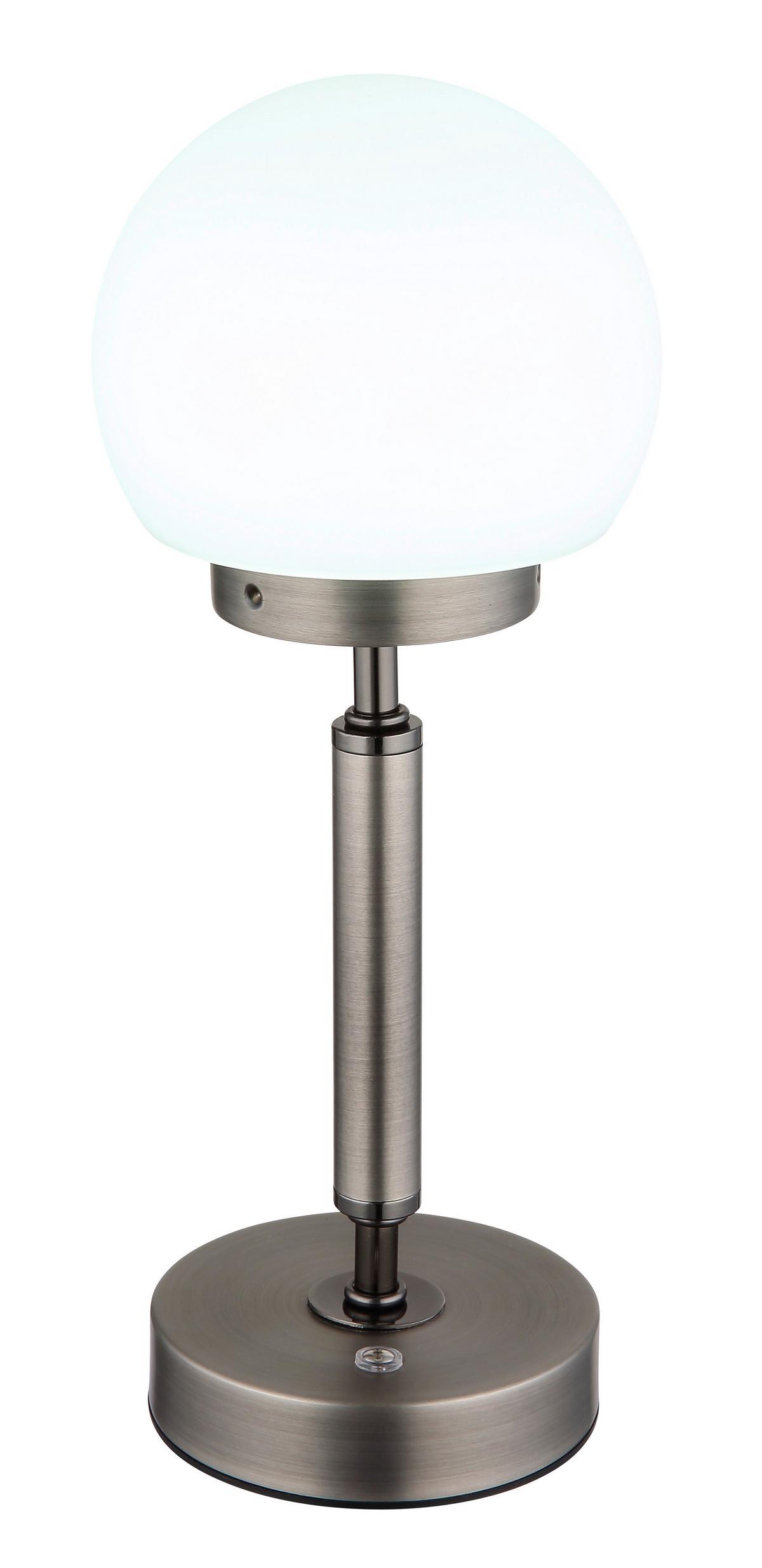 Led Stolna Svjetiljka Haku - crna/antracit, Basics, staklo/metal (11,5/28,5cm) - Globo