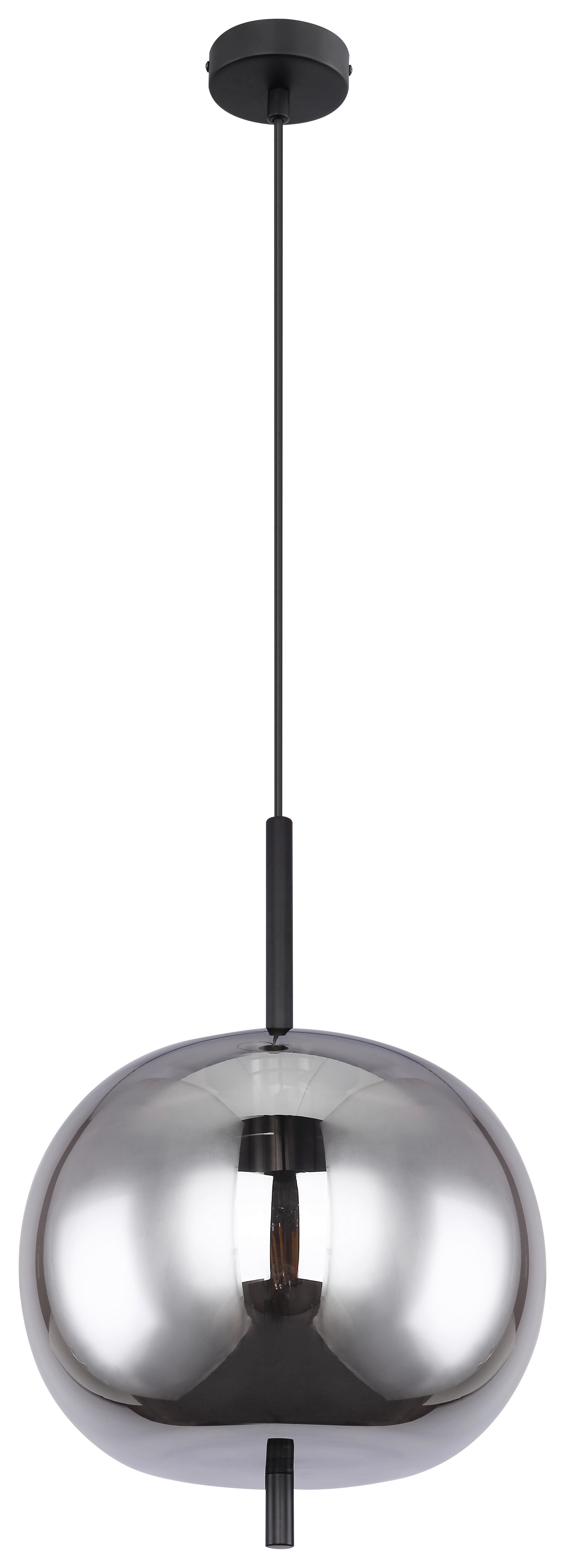 Svjetiljka Viseća 15345h1 Blacky - crna, Basics, staklo/metal (30/120cm) - Globo