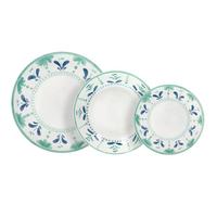 Servis Madison Positano 18/1 - bijela/pastelno plava, Basics, keramika (21cm) - Tognana