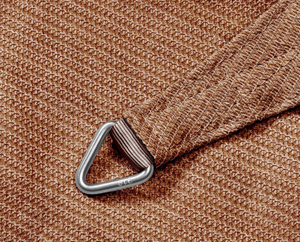 SONNENSEGEL COOLFIT - Sandfarben, MODERN, Kunststoff (360/1/360cm) - Gardenson