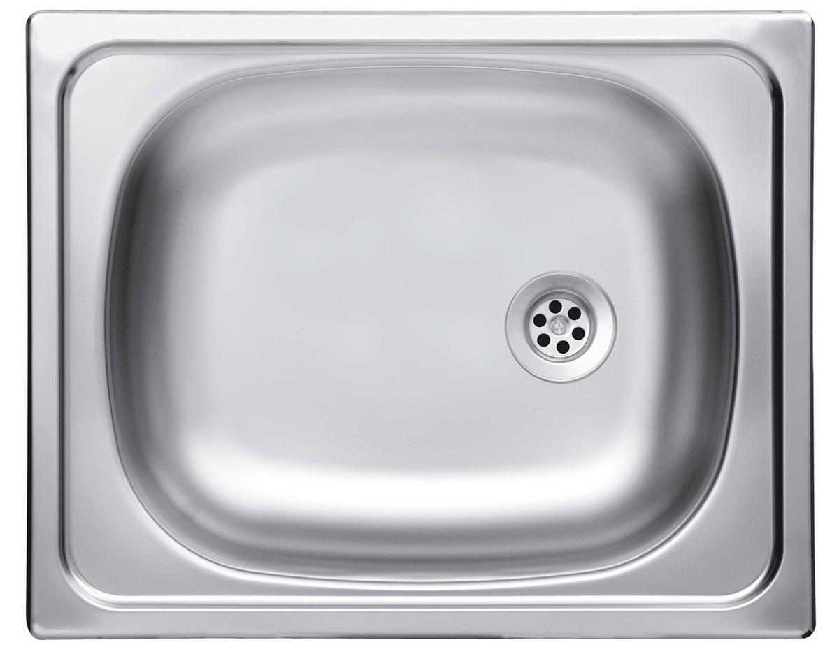 Miniküche Nano m. Geräten B: ca. 150cm Buchefarben - Edelstahlfarben/Beige, MODERN, Glas/Holzwerkstoff (150cm) - FlexWell