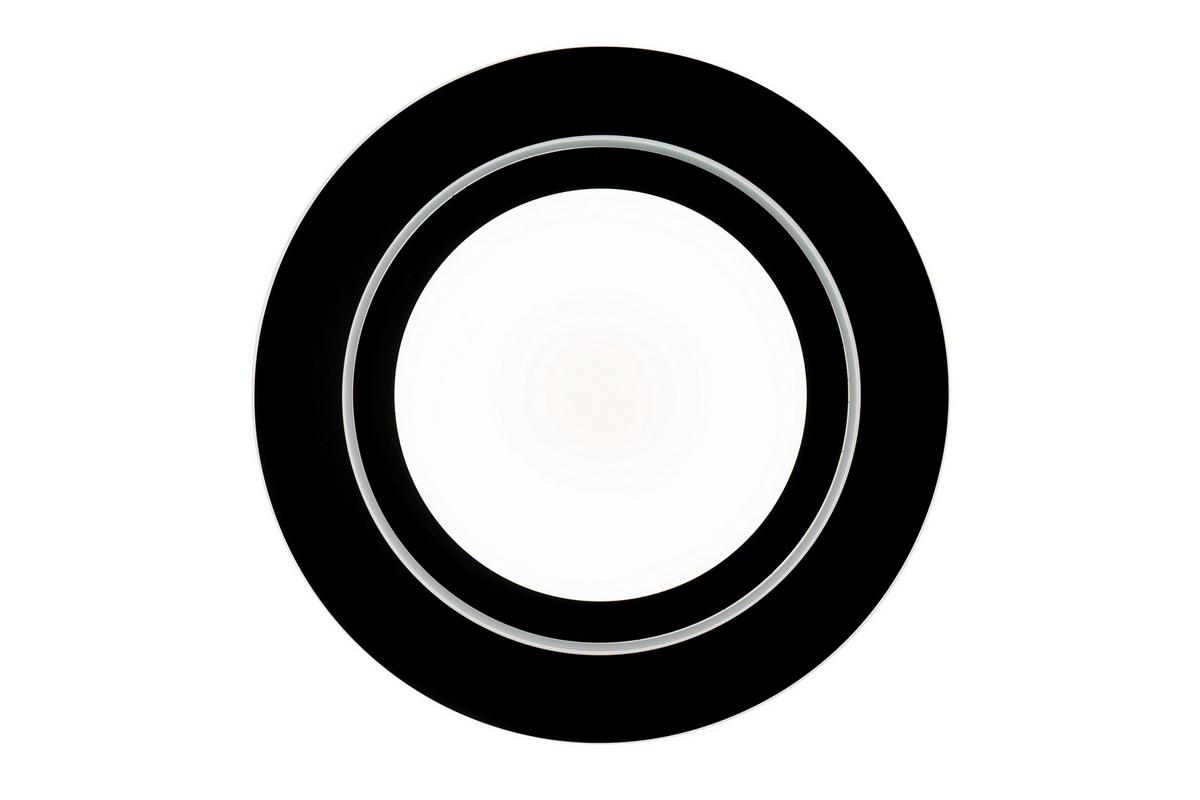 LAMPA SUFITOWA LED SEMRA - czarny, Modern, tworzywo sztuczne/metal (50/8cm) - Bessagi Home