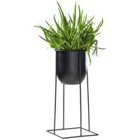 DONICZKA NA KWIATY GM21-170402 - czarny, Basics, metal (19/40cm) - Ambia Home