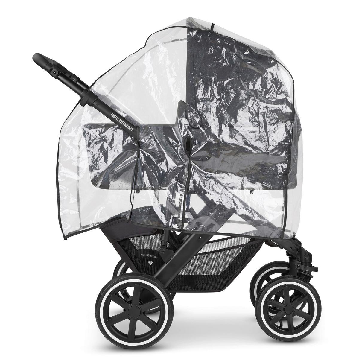 WÓZEK DZIECIĘCY WIELOFUNKCYJNY SALSA 4 AIR - czarny, Basics, tkanina (95/63/101cm) - ABC Design