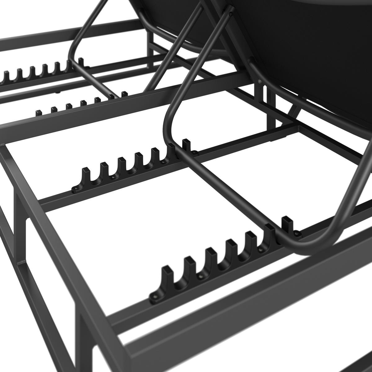 Ležaljka Berry - svijetlo siva, Moderno, metal/tekstil (143/24/200cm) - Bessagi Garden