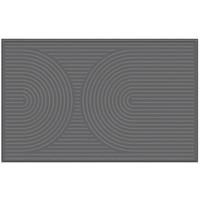 Fußmatte Oskar Schwarz ca. 50x80cm - Schwarz, KONVENTIONELL, Textil (50/80cm)