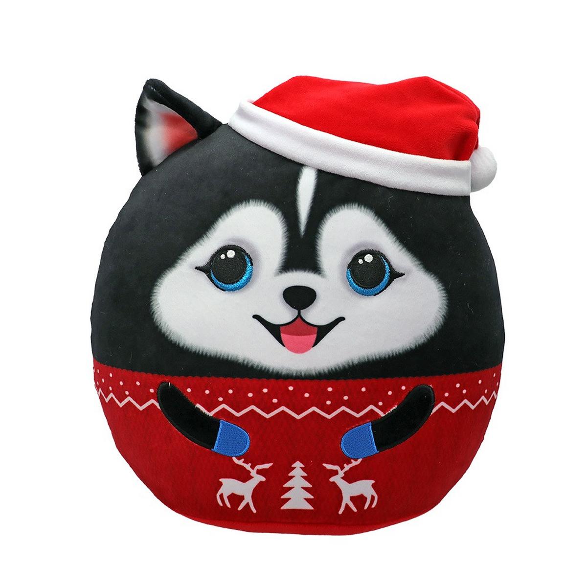 Plüssfigura Ty Squishy Beanies - világospiros/fehér, Basics, textil (22cm)