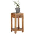 Blumensäule Sunil Naturfarben - Naturfarben, LIFESTYLE, Holz/Metall (28/58/28cm) - Premium Living Blumensäule Sunil Naturfarben - Naturfarben, LIFESTYLE, Holz/Metall (28/58/28cm) - Premium Living
