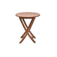 Vrtna Miza Fred, Masivno - naravne barve, Moderno, les (65/65/1cm) - Gardenson
