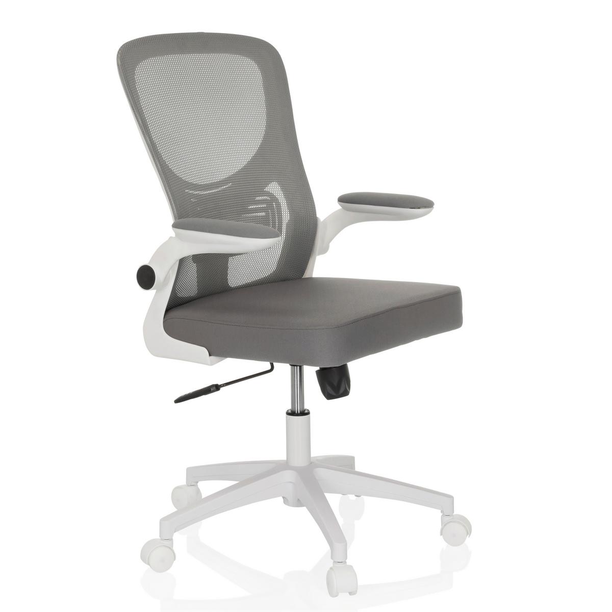 Drehstuhl Belio W Grau/Weiß - Grauweiß/Weiß, MODERN, Kunststoff/Textil (60/95-105/54cm) - MID.YOU