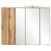 Spiegelschrank Varese ca. 85x64 cm Wotan Eiche Dekor - MODERN, Glas/Holzwerkstoff (85/64/20cm) - Held