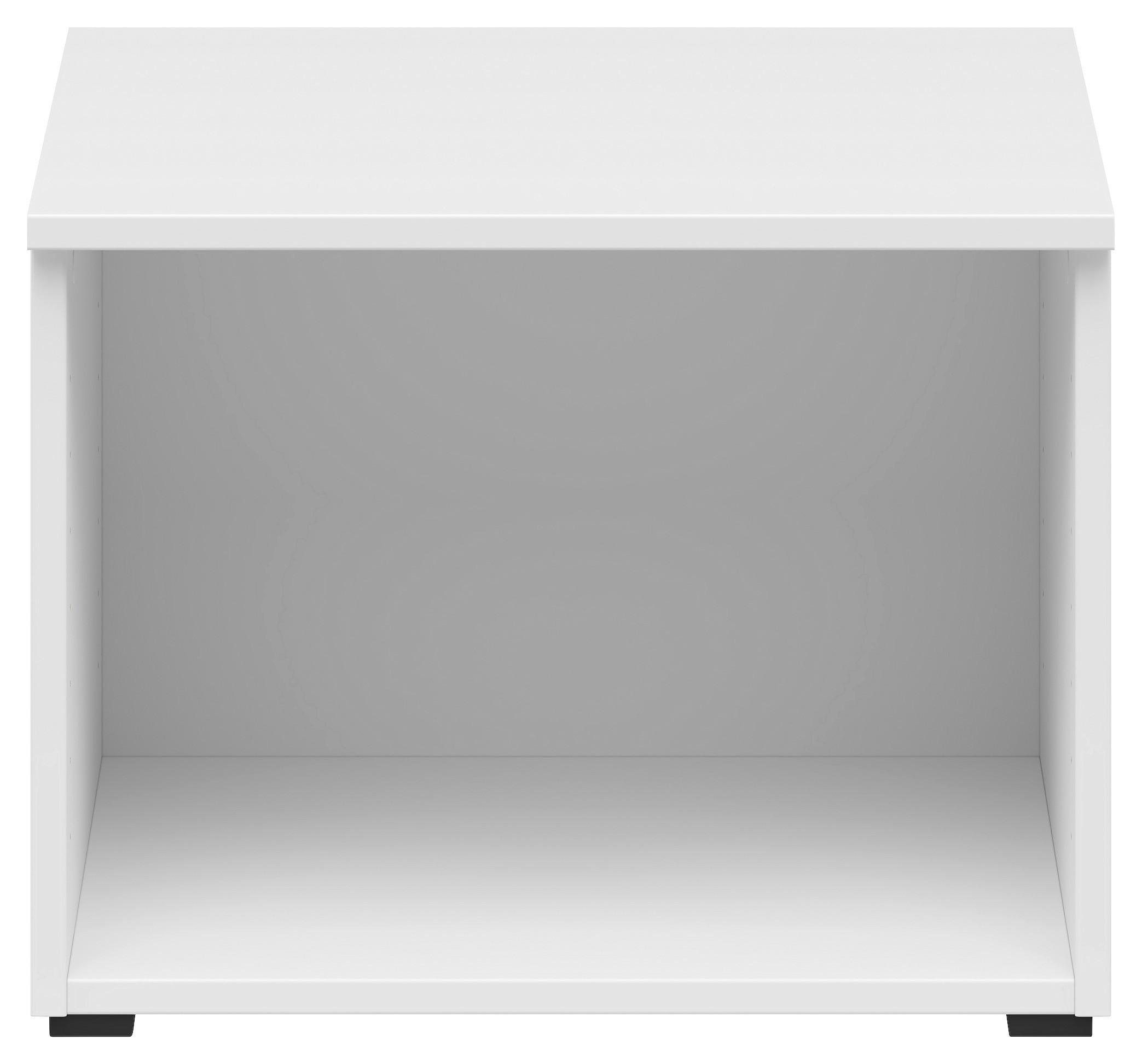 Regalaufsatz Multistauraum Weiss - Weiss, Modern, Holzwerkstoff (45/35/40cm)