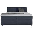 Boxspringbett in Anthrazit ca. 160x200cm - Chromfarben/Anthrazit, KONVENTIONELL, Kunststoff/Textil (160/200cm) - Premium Living Boxspringbett in Anthrazit ca. 160x200cm - Chromfarben/Anthrazit, KONVENTIONELL, Kunststoff/Textil (160/200cm) - Premium Living