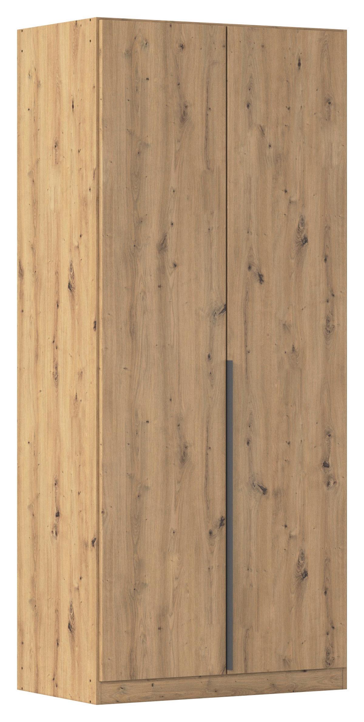 Ormar S Klasičnim Vratima Alabama - siva/tamno siva, Moderno, drvni materijal/metal (91/229/54cm) - Modern Living