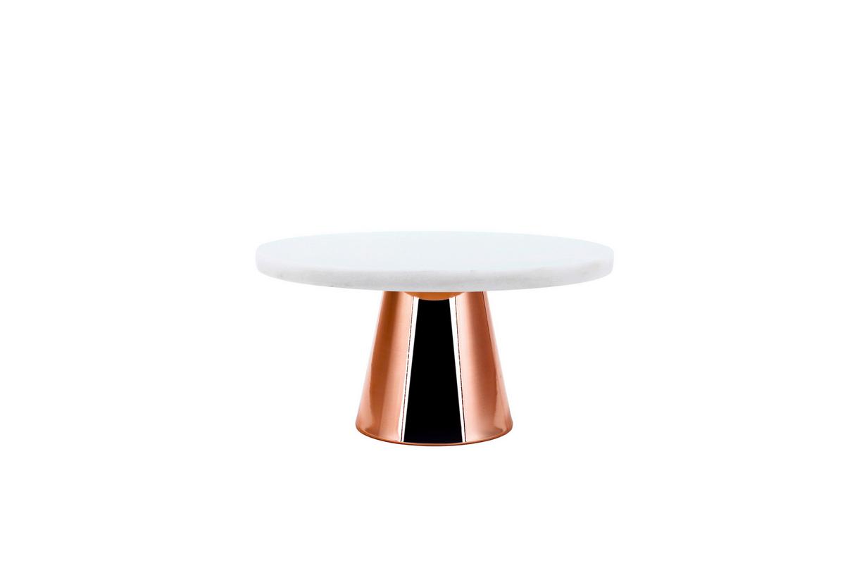 Tortatartó Állvány Ew-Tp-2202k - rézszínű, Basics, kő/fém (22cm) - Echtwerk