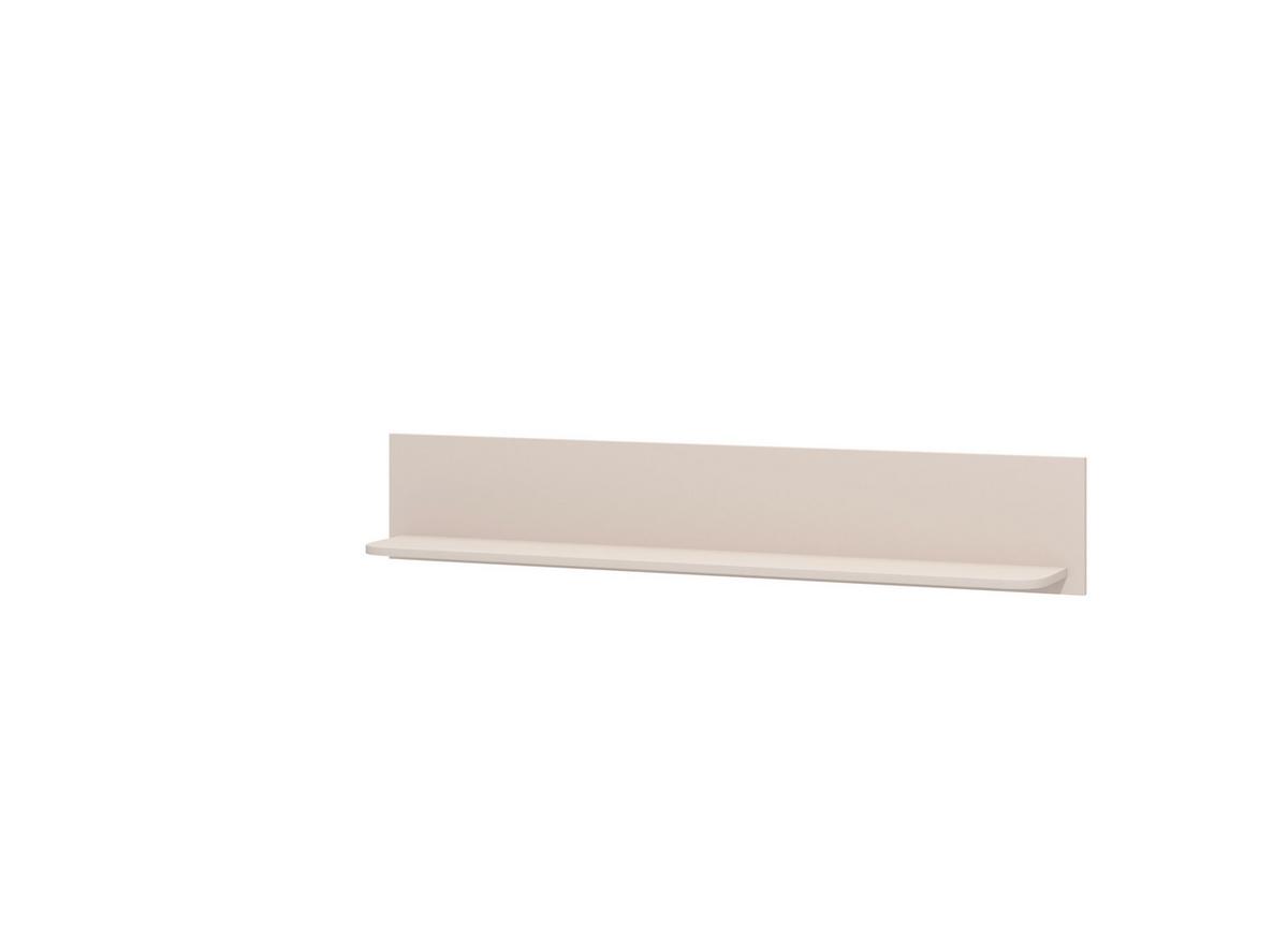 Falipolc Darwen - kasmírszínű, Modern, faalapú anyag (137,5/24/21cm)