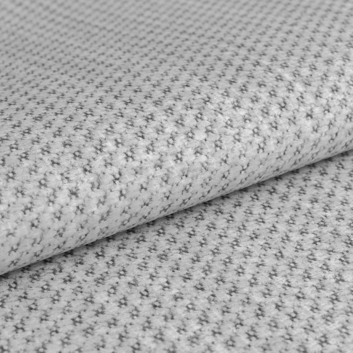 Kutna Garnitura Mauro - siva/crna, Trend, tekstil/metal (175/290cm) - Luca Bessoni