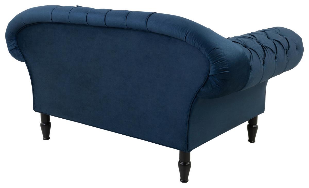 Fotoliu CUPIDO - albastru închis, Design, textil (180/94/103cm) - Mömax