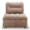 SCHLAFSESSEL LIARA - Schwarz/Mokka, MODERN, Holz/Textil (88/87/110cm) - Bessagi Home
