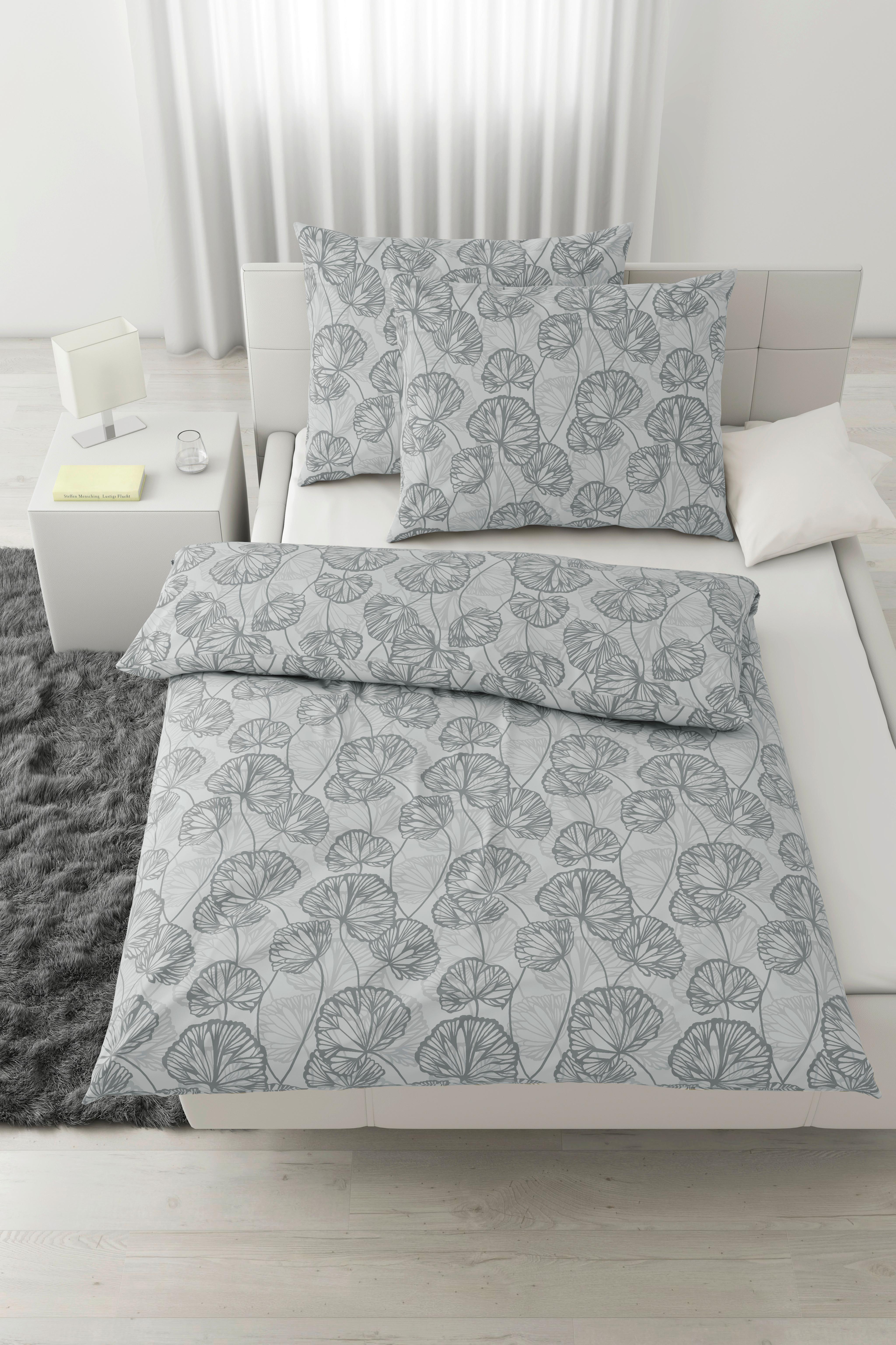 Lenjerie de pat Ethens,cca. 200x220/2x50x70 cm - gri, textil (200/220cm) - Modern Living