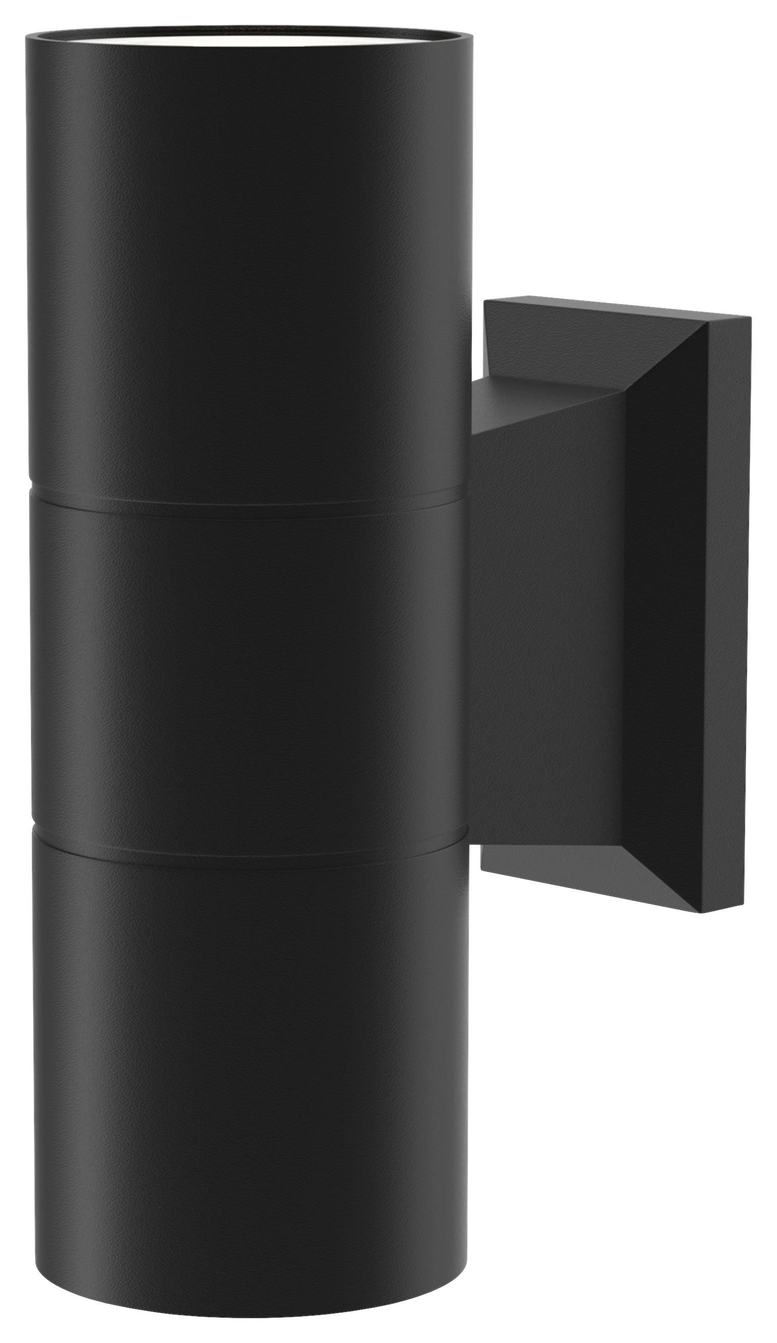 Wandleuchte Bowery Schwarz max. 230 Watt - Schwarz, Basics, Glas/Metall (6,4/18/11,5cm) - MAYTONI