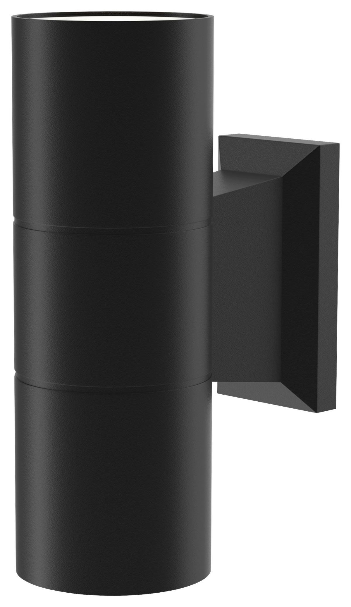 Wandleuchte Bowery Schwarz max. 230 Watt - Schwarz, Basics, Glas/Metall (6,4/18/11,5cm) - MAYTONI