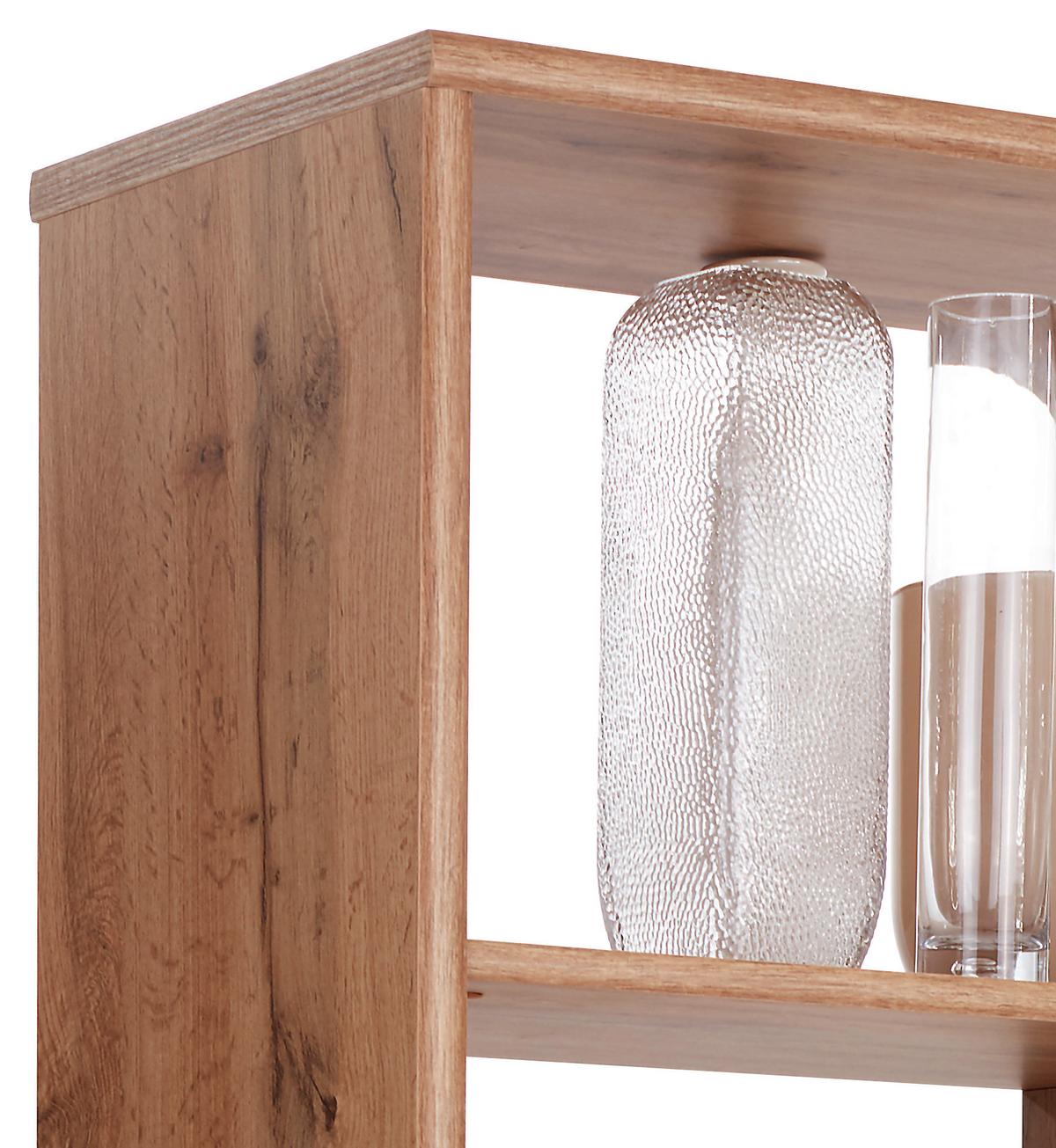 Etajeră Meggy - culoare lemn stejar, Modern, lemn (140/184/32cm) - Modern Living