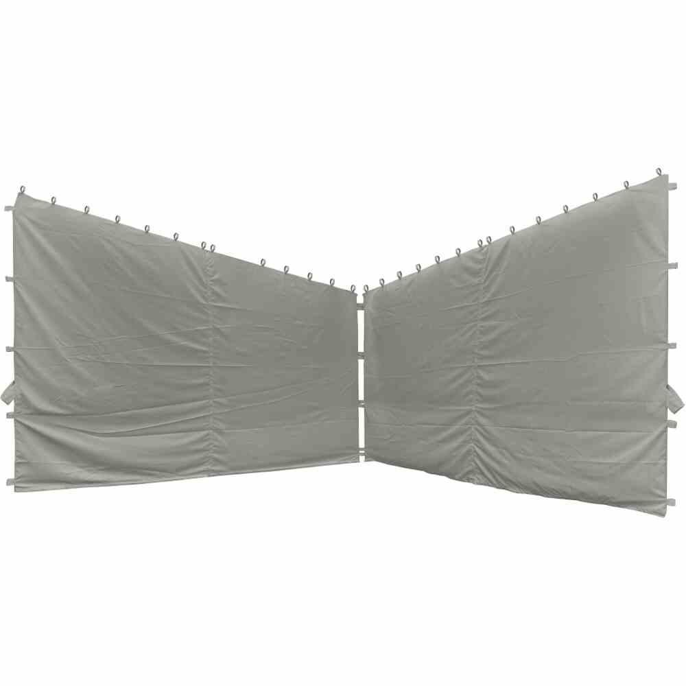 Seitenteile Berlino 400x256cm J04527 - Grau, KONVENTIONELL, Textil (400/256cm) - Siena Garden