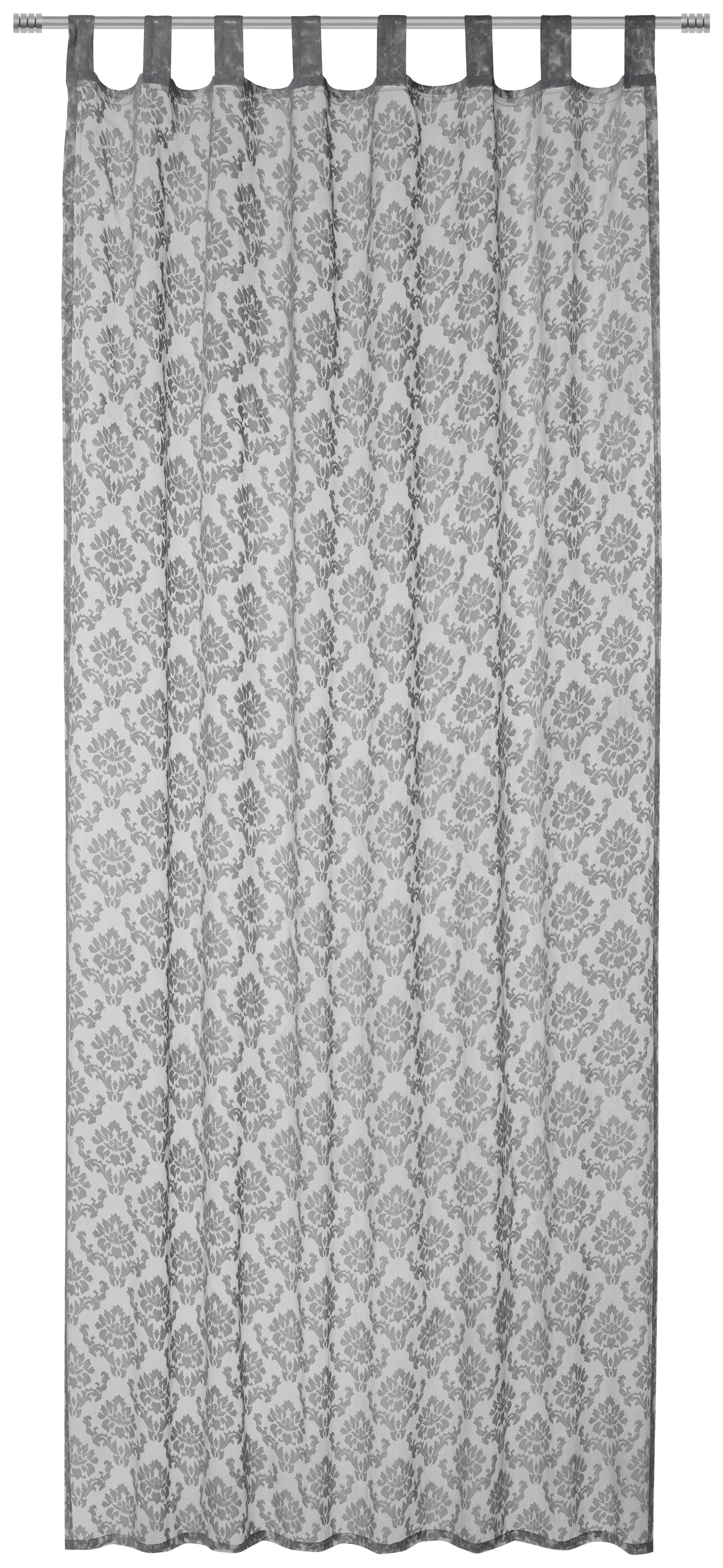 Készfüggöny Harry 140/245 - Szürke/Fehér, konvencionális, Textil (140/245cm) - Modern Living