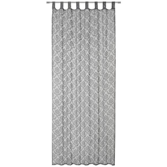 Perdea Cu Bride Harry - alb/gri, Konventionell, textil (140/245cm) - Modern Living