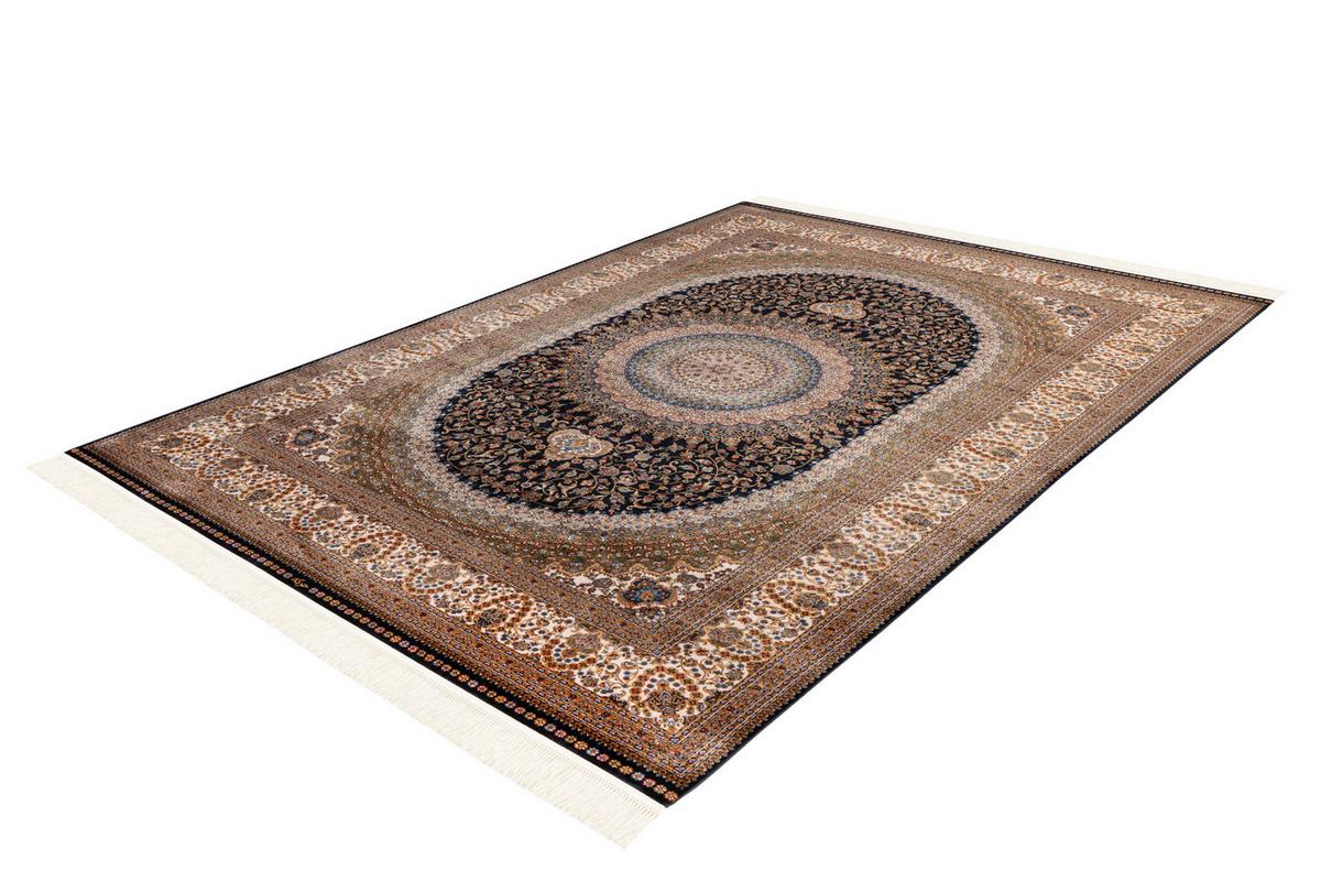 WEBTEPPICH MY BABYLON OF OBSESSION - Blau/Hellbraun, Design, Textil (300/400cm) - Novel