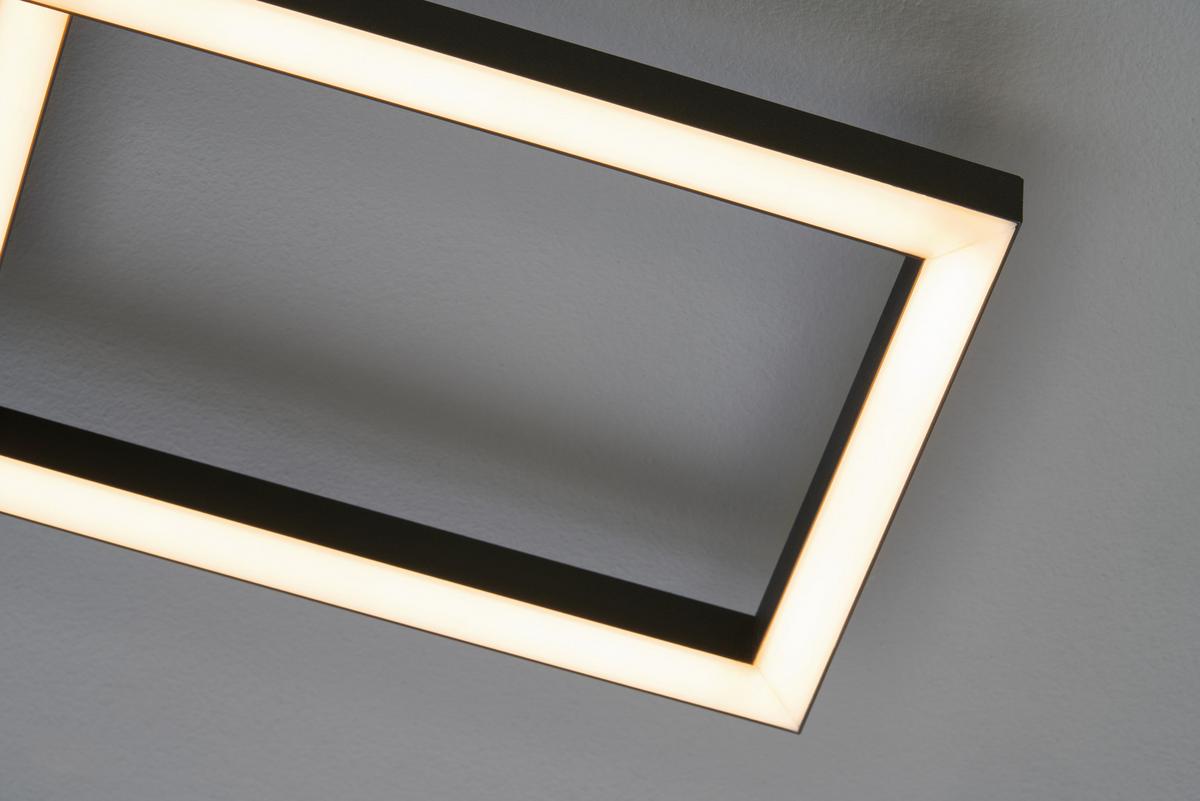 LAMPA SUFITOWA LED 21379 SETH - czarny, Design, metal (52/52/9,5cm)