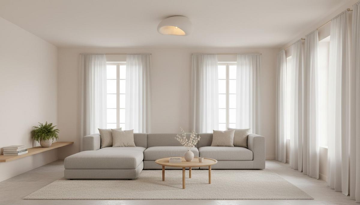 LAMPA SUFITOWA FORTUNA - biały, Design, tworzywo sztuczne/metal (60/43/32cm) - Collet's Monde