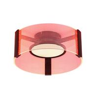 LAMPA SUFITOWA LED ALEX - biały/przezroczysty, Design, tworzywo sztuczne/metal (40/16.5cm) - Novel