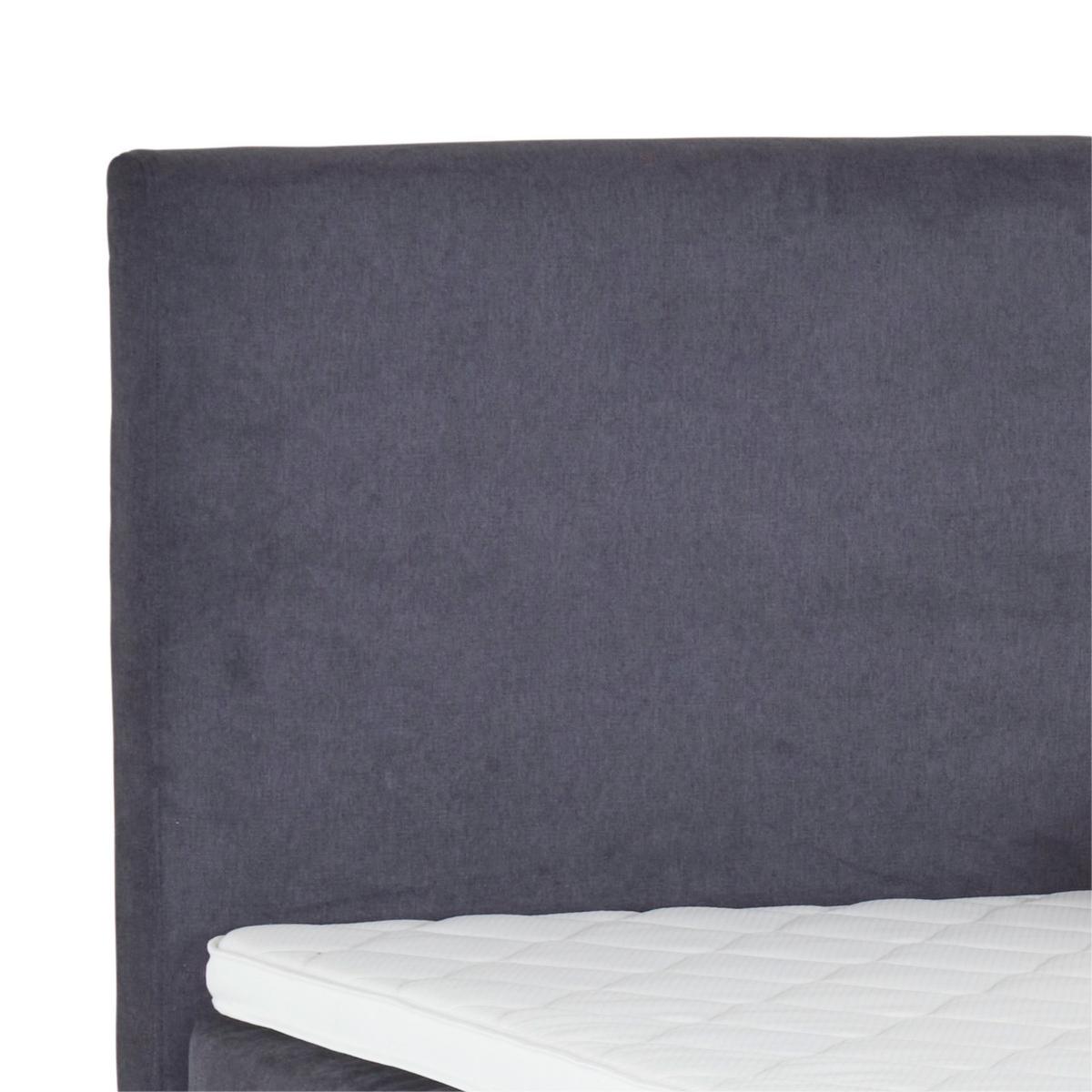 Boxspring Krevet Kleopatra - antracit, Konvencionalno, drvni materijal/tekstil (180/200cm) - Modern Living