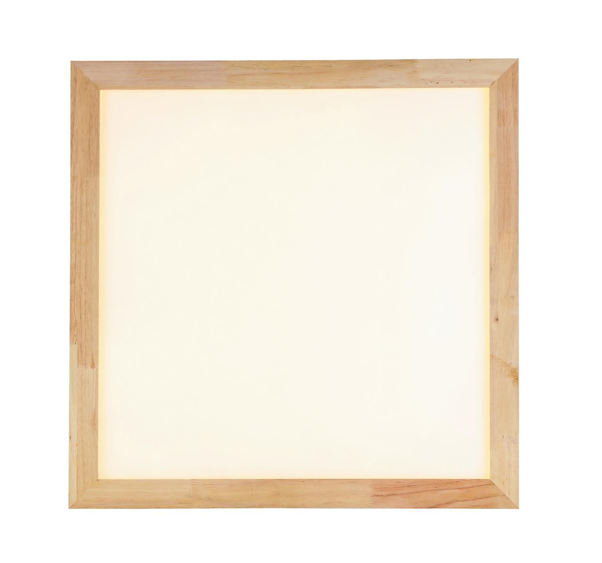 LAMPA SUFITOWA LED COURTNEY - kolor naturalny/biały, Modern, tworzywo sztuczne/metal (60/4,5/60cm) - Bessagi Home