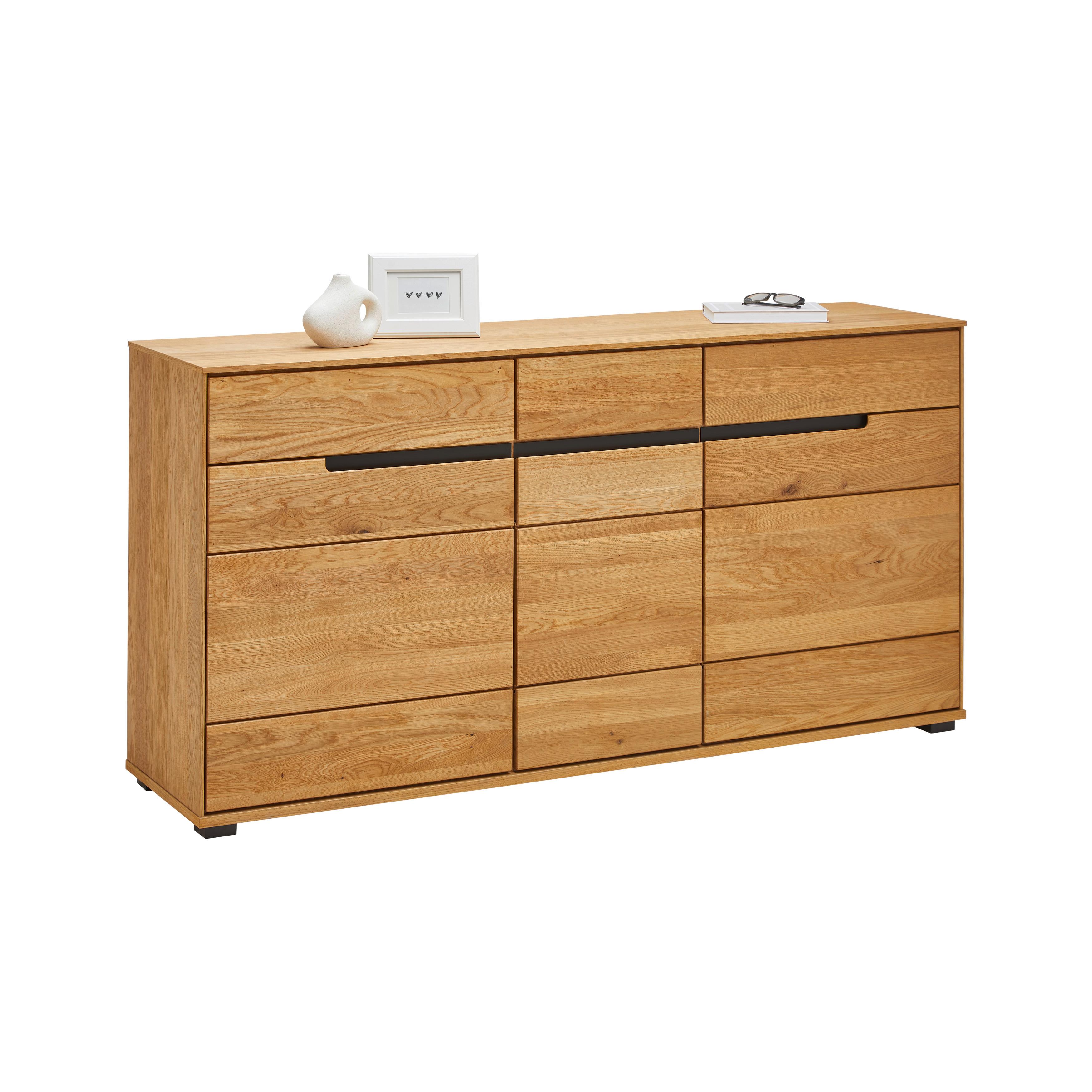Sideboard Lola Wildeiche - Lifestyle, Holz/Kunststoff (162,5/82,5/40,5cm) - ecoTree