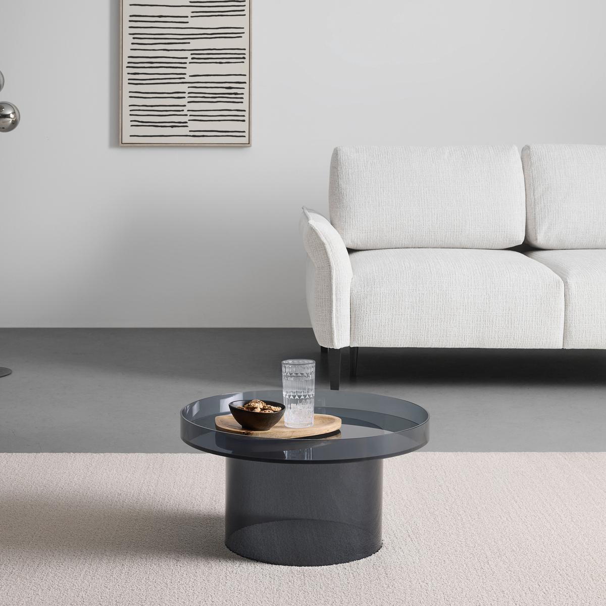 Stolić Retro - crna, Lifestyle, plastika (55/55/30cm) - Premium Living