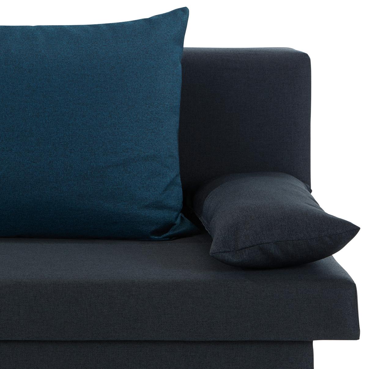 Zofa S Posteljno Funkcijo Neo, Temno Siva - modra/temno siva, Basics, kovina/umetna masa (192/82cm) - Mömax