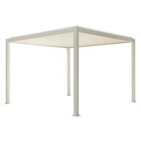 Pavillon Mirador ca. 300x250 cm Weiß - Weiß, MODERN, Metall (300/250/300cm) - Gardenson