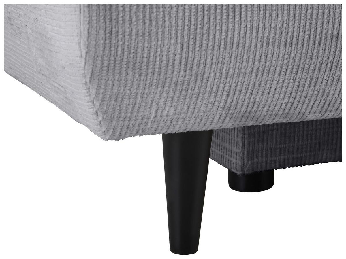 Trosjed Na Razvlačenje Virgo - tamno siva/crna, Konvencionalno, tekstil/drvo (212/97/105cm) - Modern Living