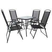Vrtna Garnitura Gardenson, Antracit, 5-Delno - antracit, Basics, kovina/tekstil - Gardenson