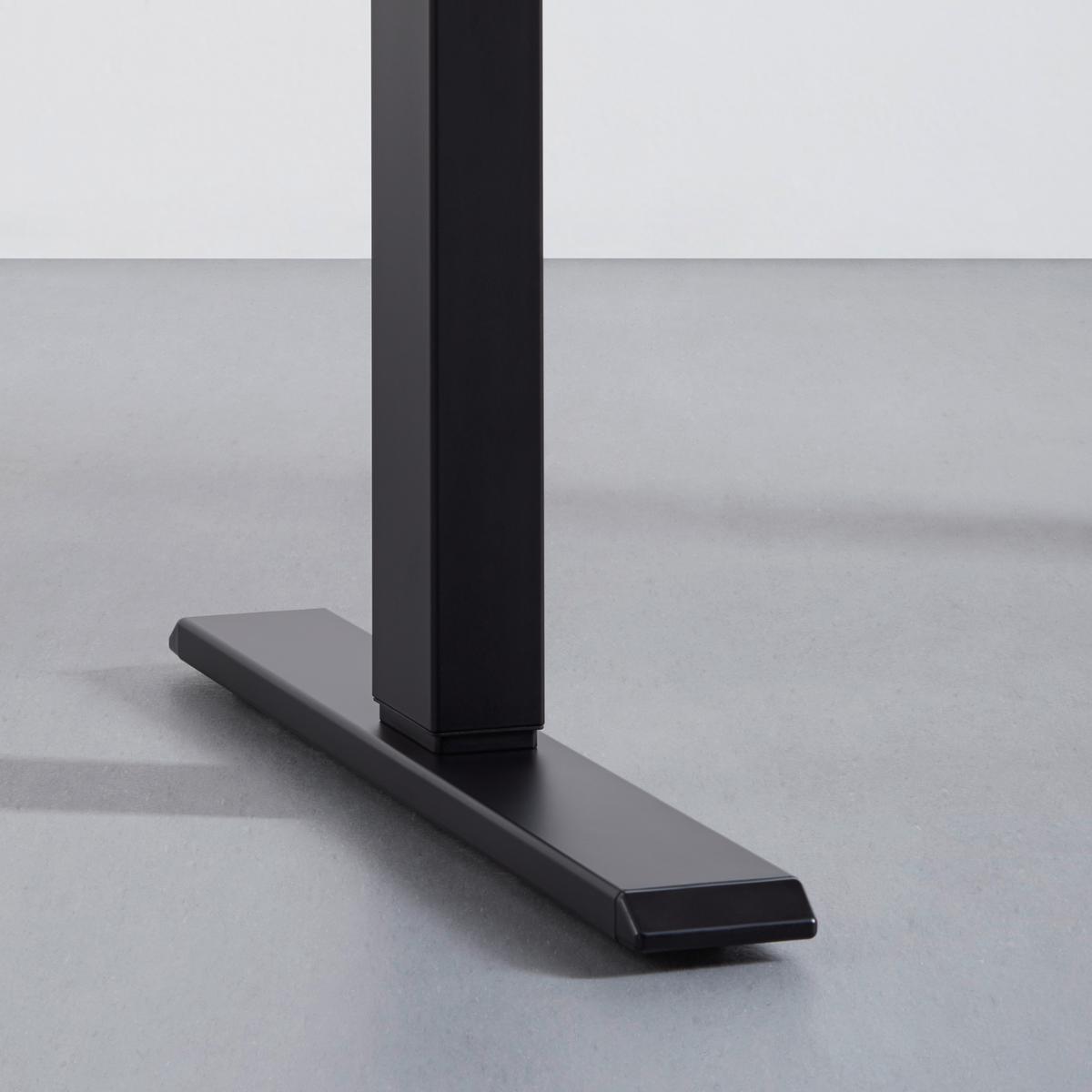 BIURKO EMIL -EXKLUSIV- - kolor dębowy/czarny, Modern, materiał drewnopochodny/tworzywo sztuczne (120/119/60cm) - Mömax