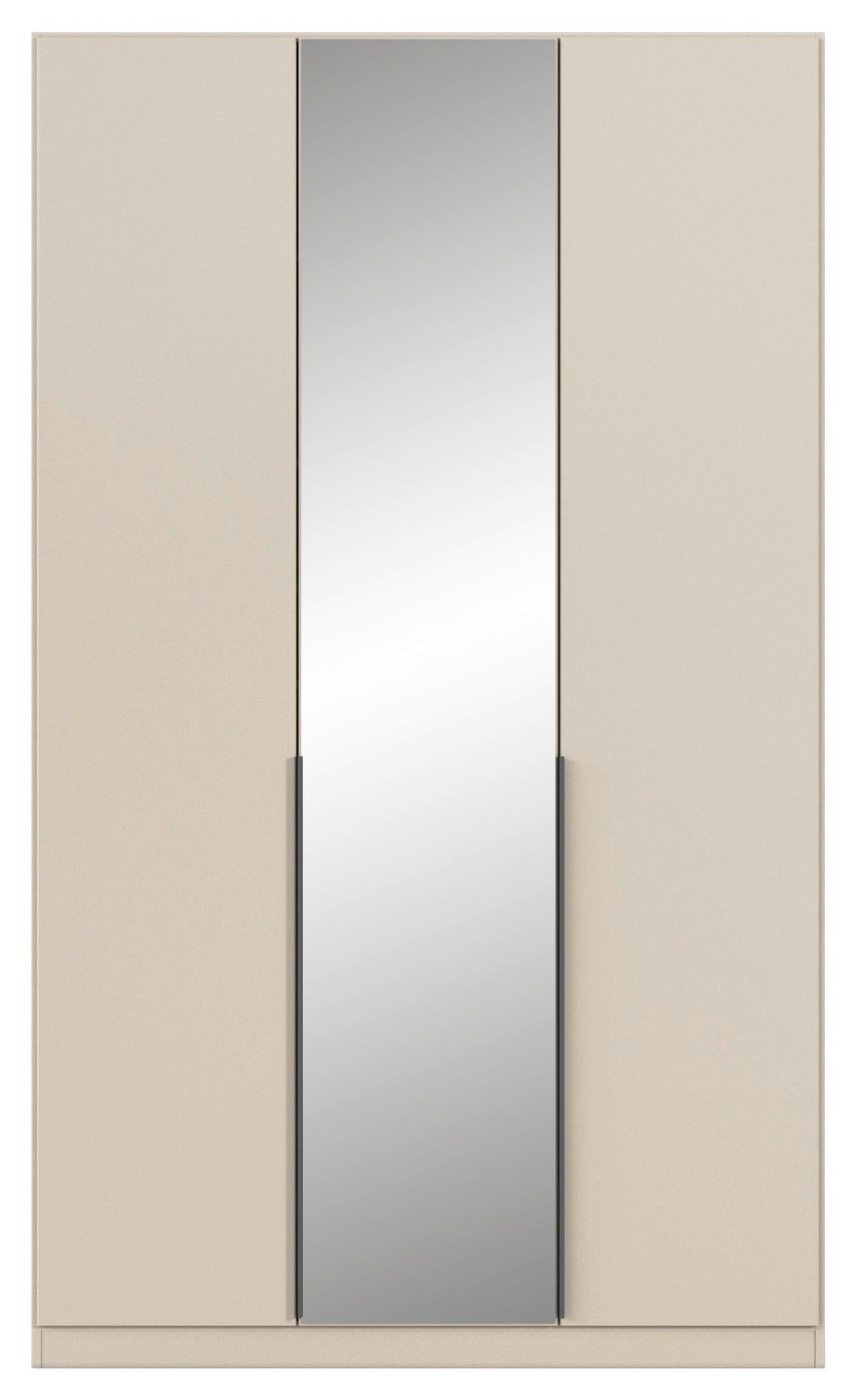 Drehtürenschrank Alabama Champagner - Champagner/Grau, MODERN, Holzwerkstoff/Metall (136/229/54cm) - Rauch Möbel