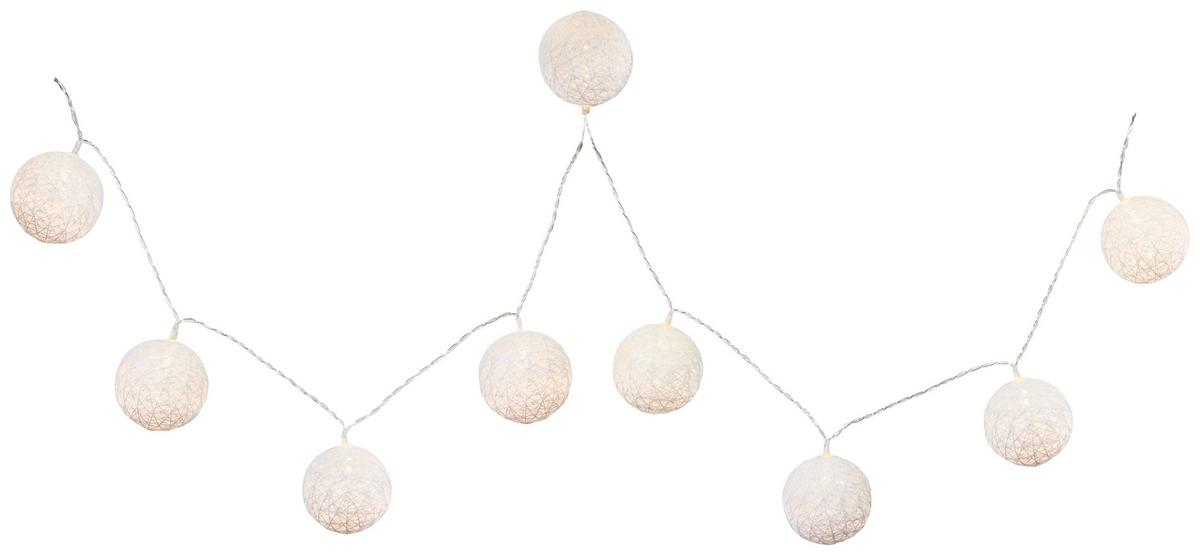 Lichterkette Schnurli max. 0,06 Watt - Weiß, ROMANTIK / LANDHAUS, Kunststoff (6/170cm) - Mömax