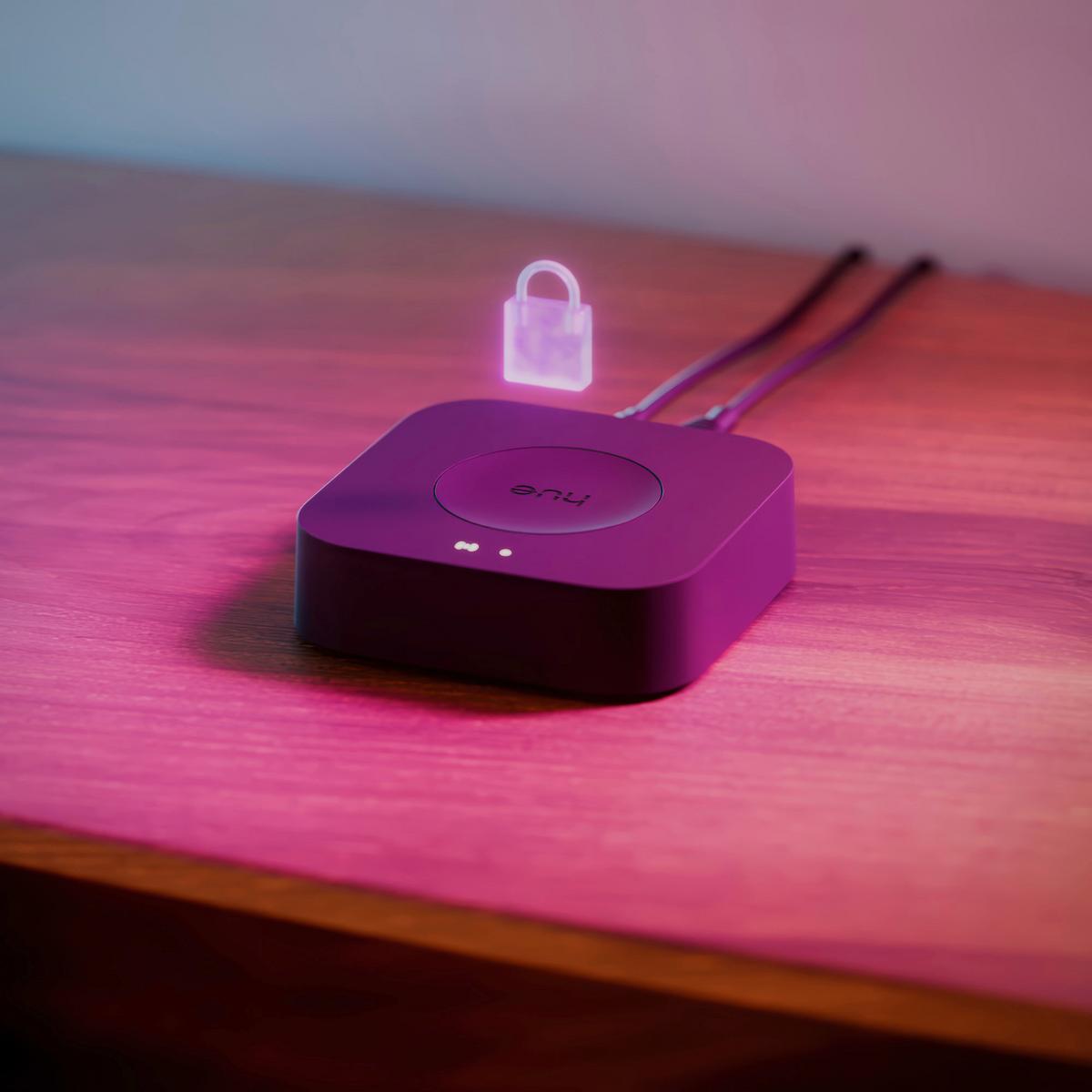 ELEMENT STERUJĄCY PHILIPS HUE BRIDGE EU V3 - czarny, Basics, tworzywo sztuczne (9,2/2,6/9,2cm) - Philips