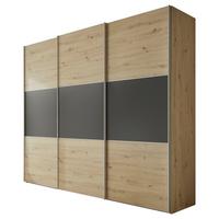 Ormar S Kliznim Vratima Includo - hrast Artisan/antracit, Design (336/222/68cm) - Premium Living