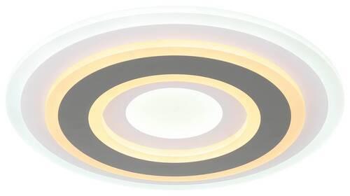 LED-Deckenleuchte Sabatino in Anthrazit/Weiß max. 36 Watt - Weiss/Anthrazit, Modern, Kunststoff/Metall (38/5,5cm)