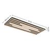LED-TAKLAMPA PANI - svart/ekfärgad, Modern, metall/trämaterial (72/26,5/5,5cm) - Mömax