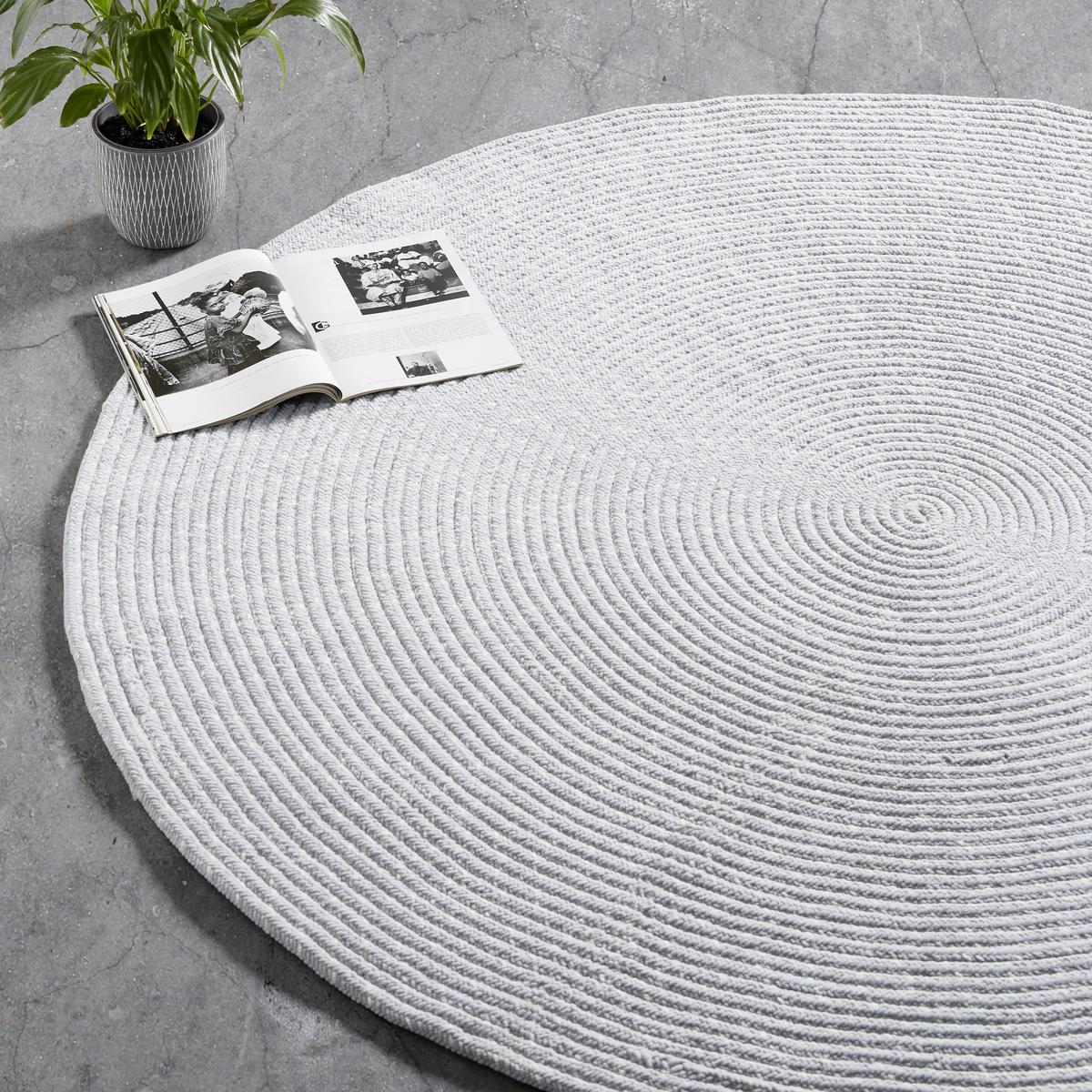 Ročno Tkana Preproga Manila 1 - siva, Basics, tekstil (100cm) - Modern Living